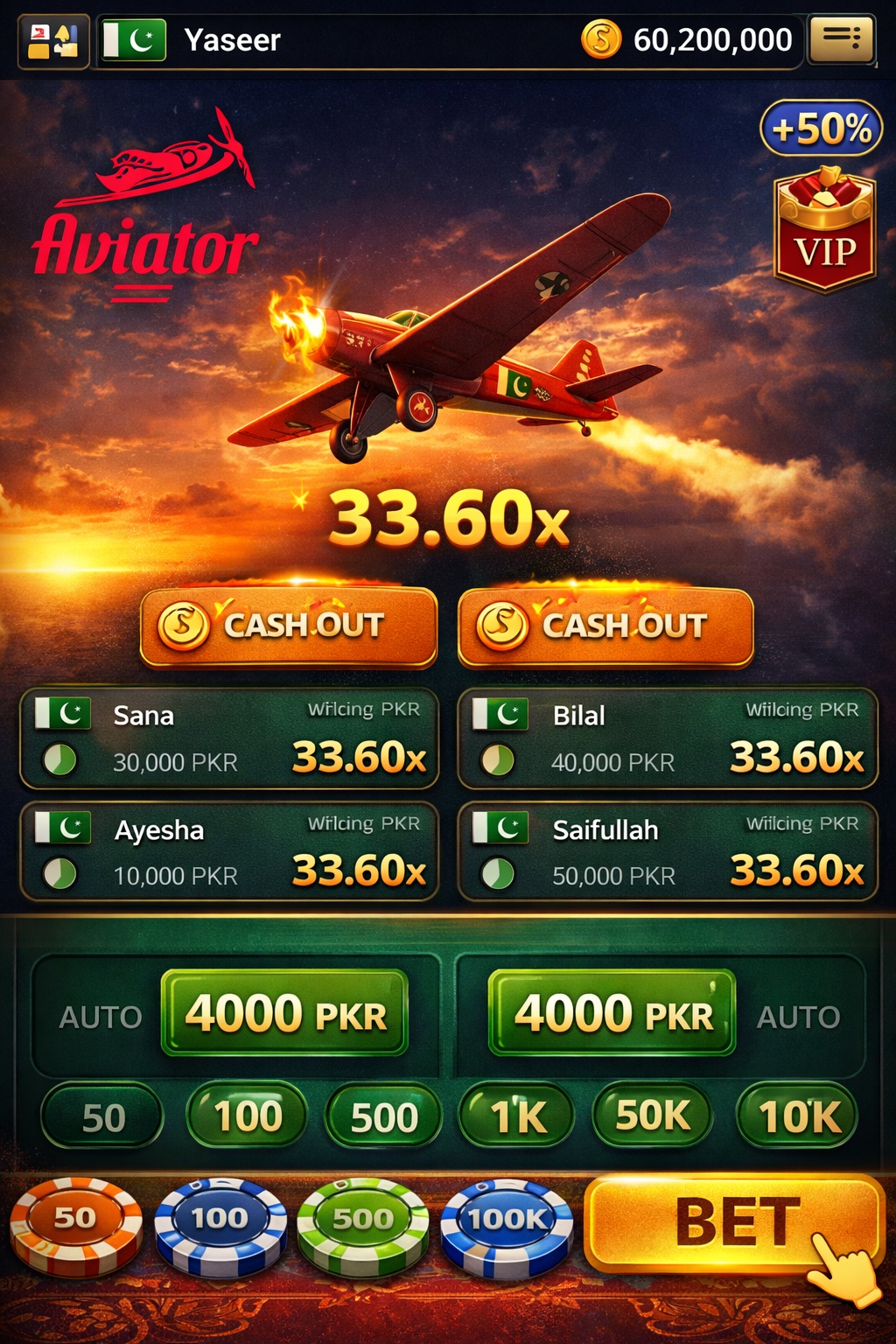 Glory Casino App game
